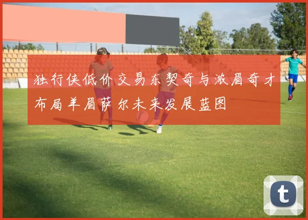 独行侠低价交易东契奇与浓眉奇才布局羊眉萨尔未来发展蓝图